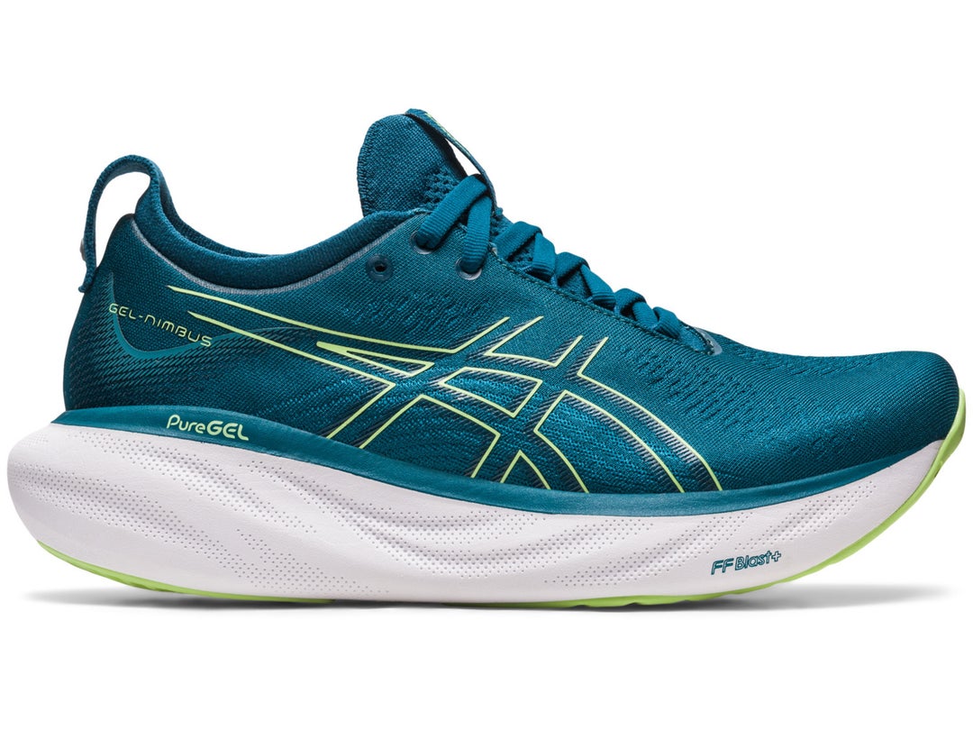 Asics Women's Nimbus 25 Ink Teal/Lime