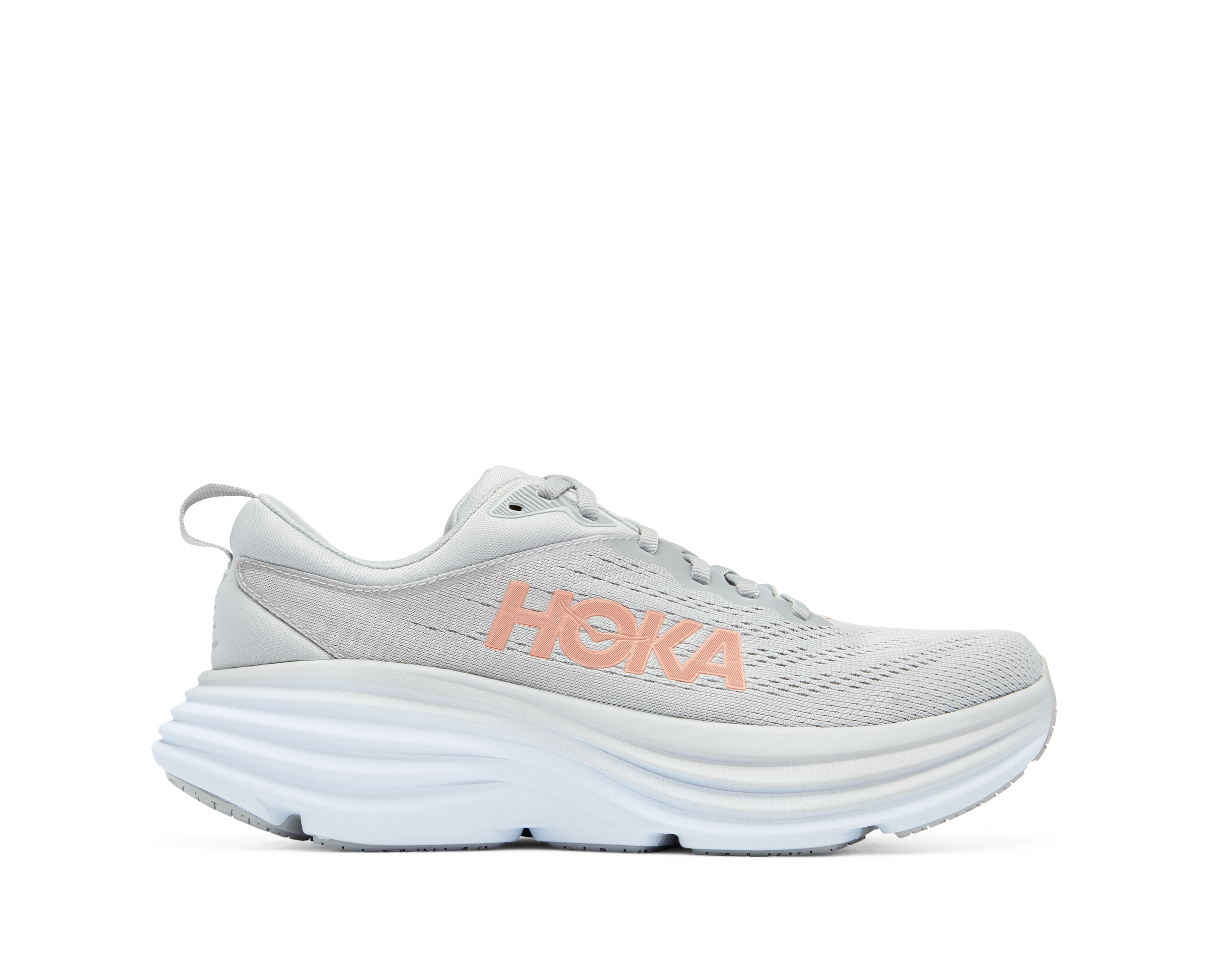 Hoka Women's Bondi 8 Wide (D) HARBOR MIST / LUNAR ROCK