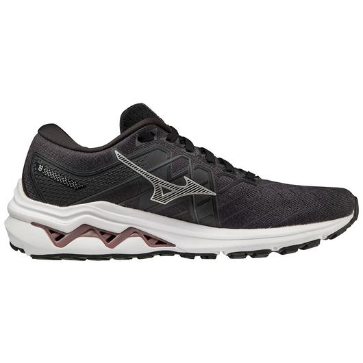 ヒュウ Mizuno Women's Wave Inspire 18 Black-Silver