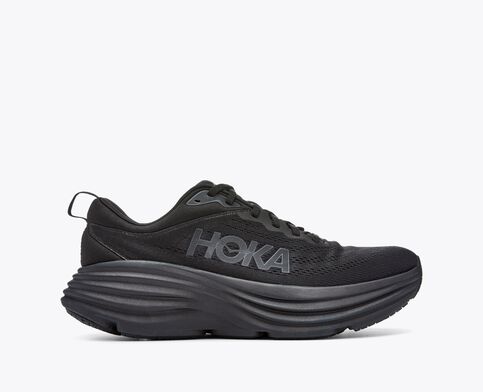 Hoka Men's Bondi 8 Extra Wide (4E) BLACK/BLACK