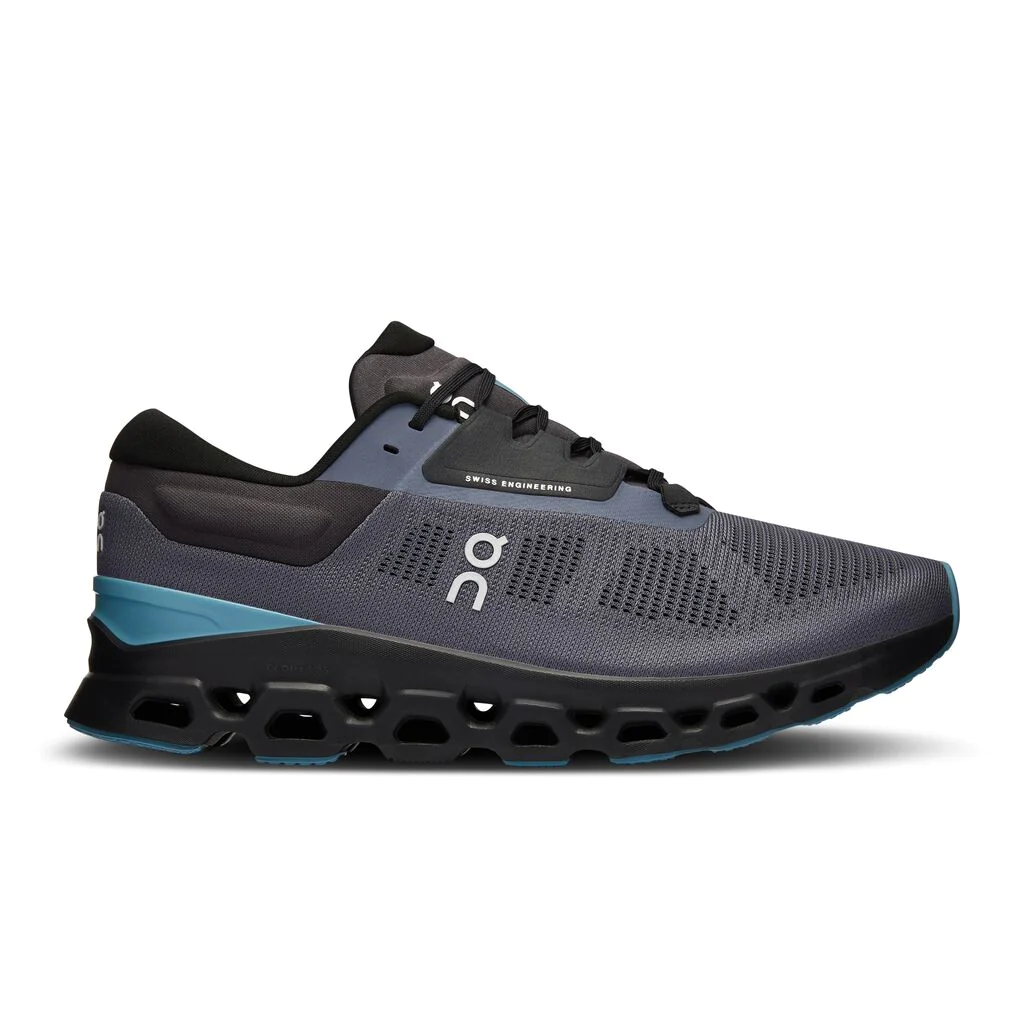 On Men's Cloudstratus 3 METAL/WISTERIA