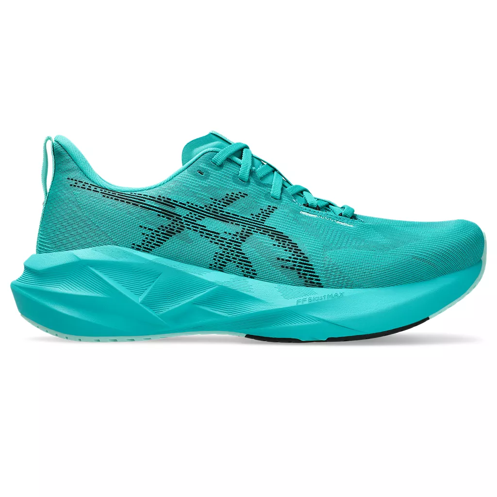 Asics MEN'S NOVABLAST 5 WAVE TEAL/BLACK