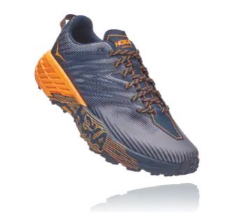 Hoka MEN'S SPEEDGOAT 4 BLACK IRIS / BRIGHT MARIGOLD
