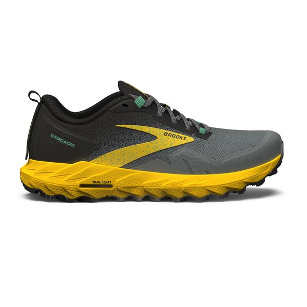 Brooks Men's Cascadia 17 Lemon Chrome/Sedona Sage