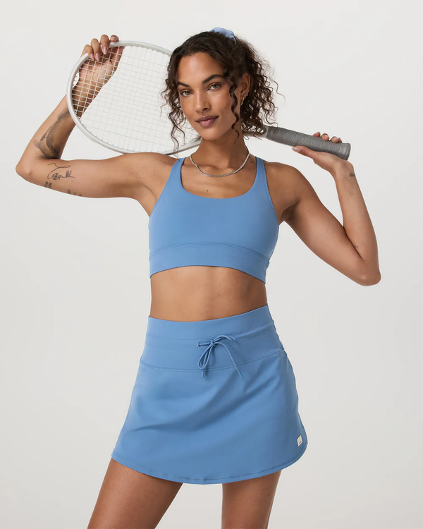 VUORI Women's Yosemite Longline Bra LIGHT FRENCH BLUE