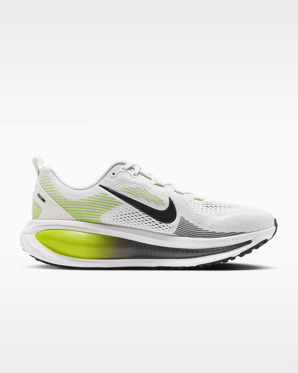 Nike Men's Vomero 18 WHITE/BLACK-LEMON VENOM-DK GREY