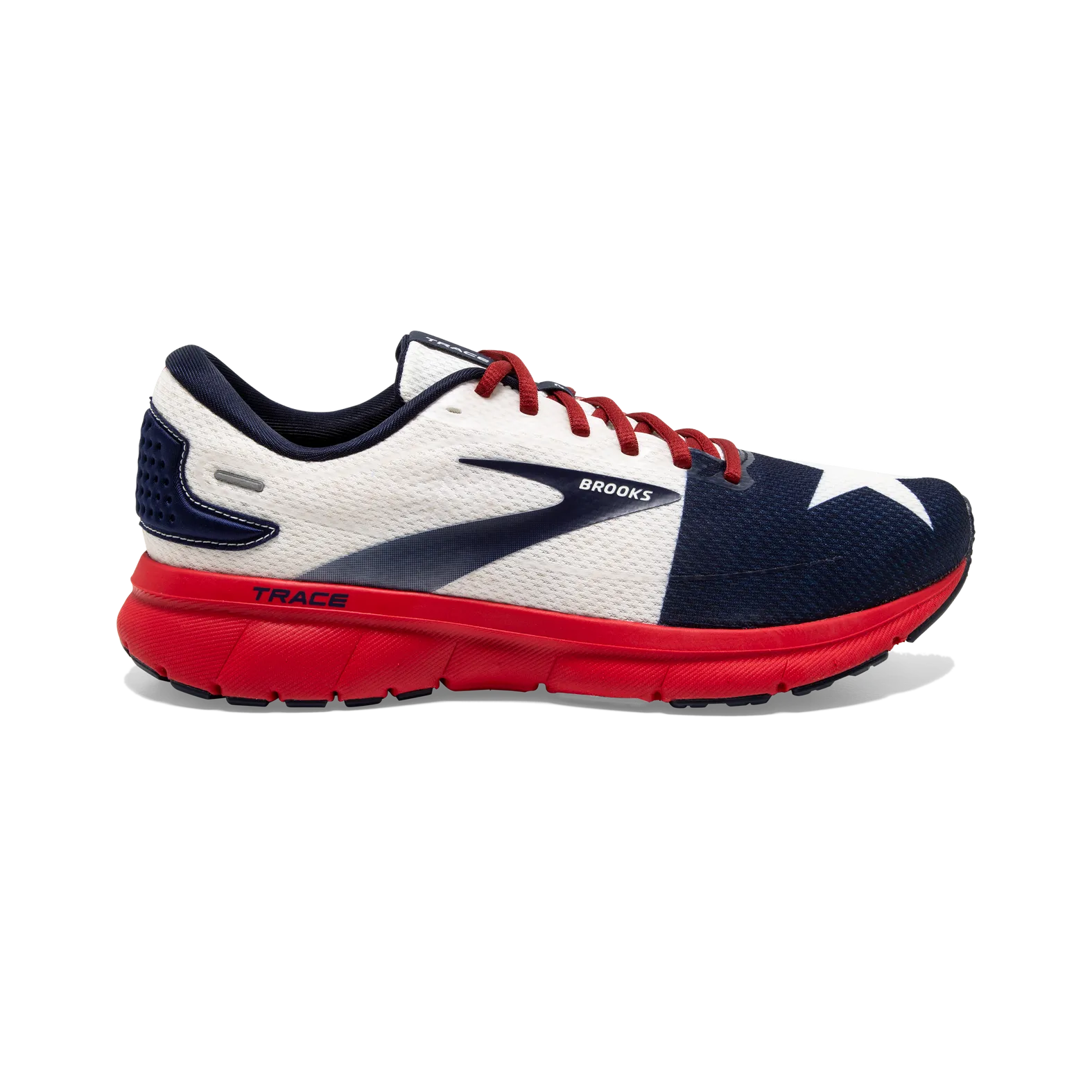 Brooks Men's Trace 2 Red/White/Navy