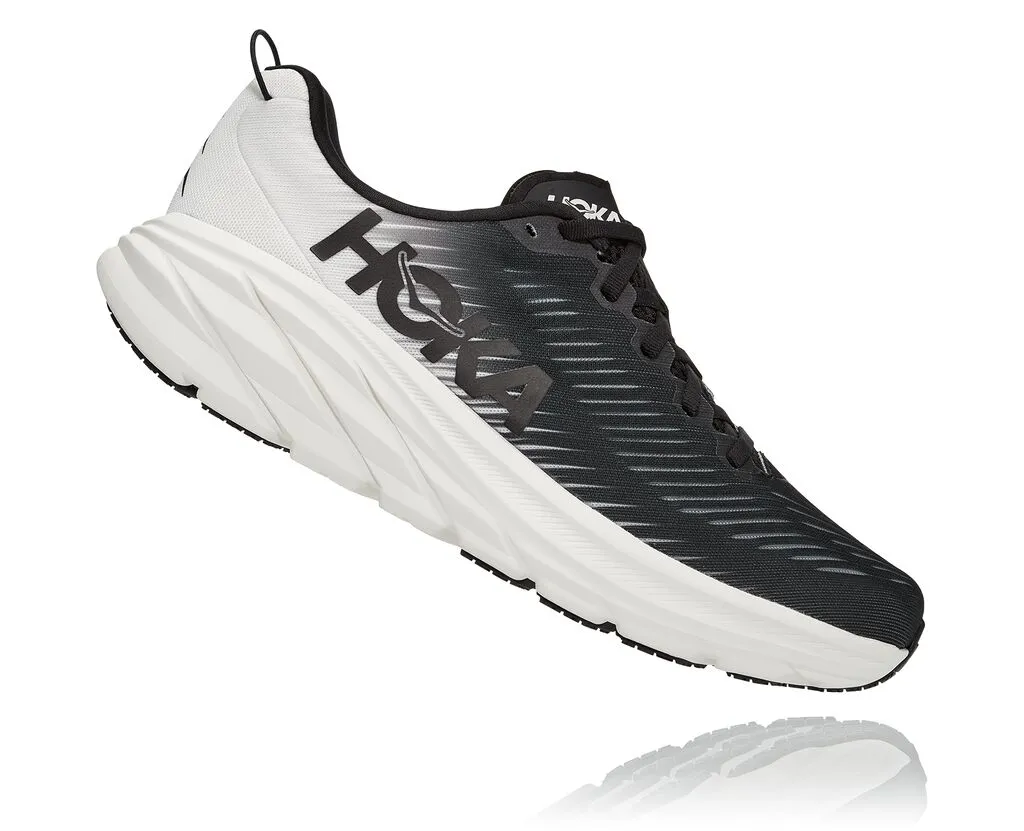 Hoka one one Men\'s rincon 2 Black and White Athletic Shoes size 11.5 Hoka® Rincon 2 Sneakers - Black | Editorialist main image 2