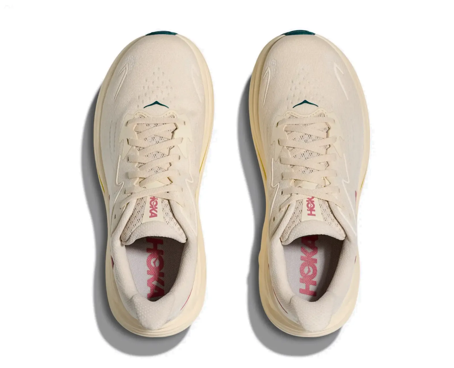 Hoka Women's Clifton 10 Wide (d) BIRCH/ALABASTER