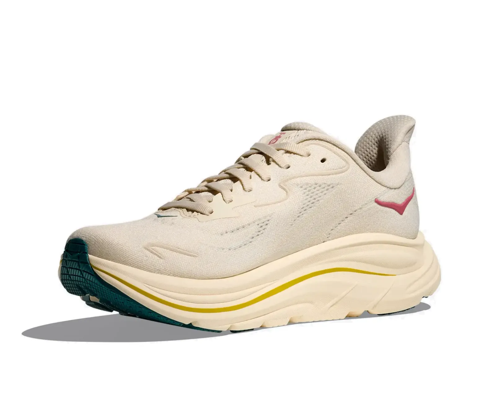 Hoka Women's Clifton 10 Wide (d) BIRCH/ALABASTER
