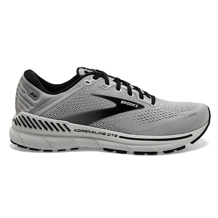 Brooks Men s Adrenaline GTS 22 Extra Wide 4E Alloy Grey Black