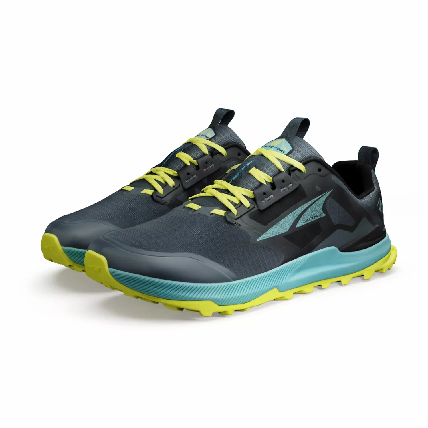 Altra Men's LONE PEAK 8 BLACK/GREEN