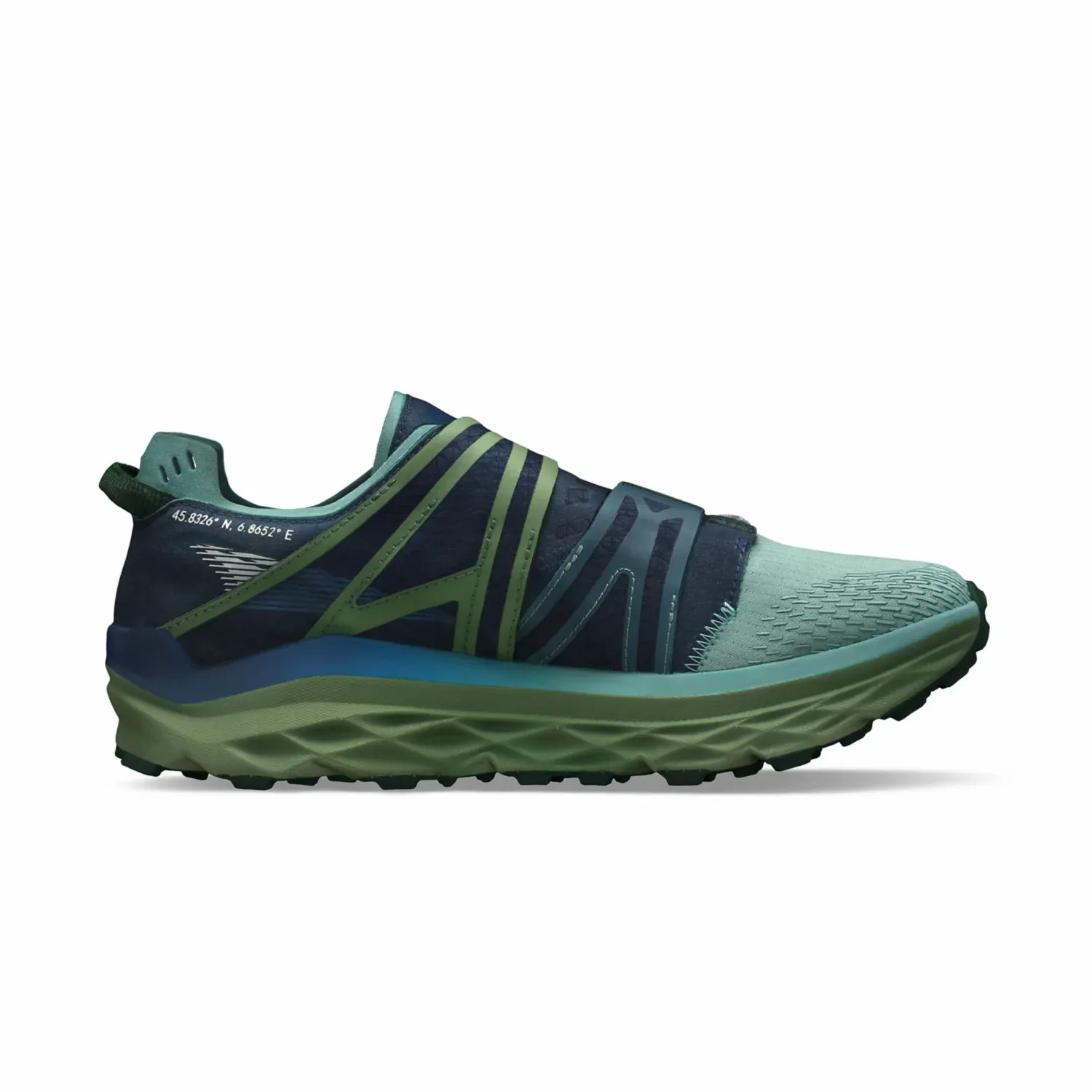 雨様ALTRA Mont Blanc BOA 7 Altra WOMEN'S MONT BLANC BOA BLUE/GREEN