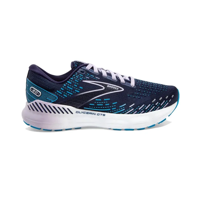 Brooks Glycerin 20‎ GTS Shoes - Blue and Beige size 8.5 Amazon.com | Brooks Women main image 2