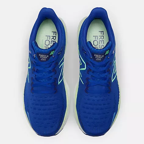 New Balance Fresh Foam 1080v12 Running Shoes Mens Size 14 Blue Green Athletic New Balance Fresh Foam X 1080 V12 - Blue - Green Apple  main image 4