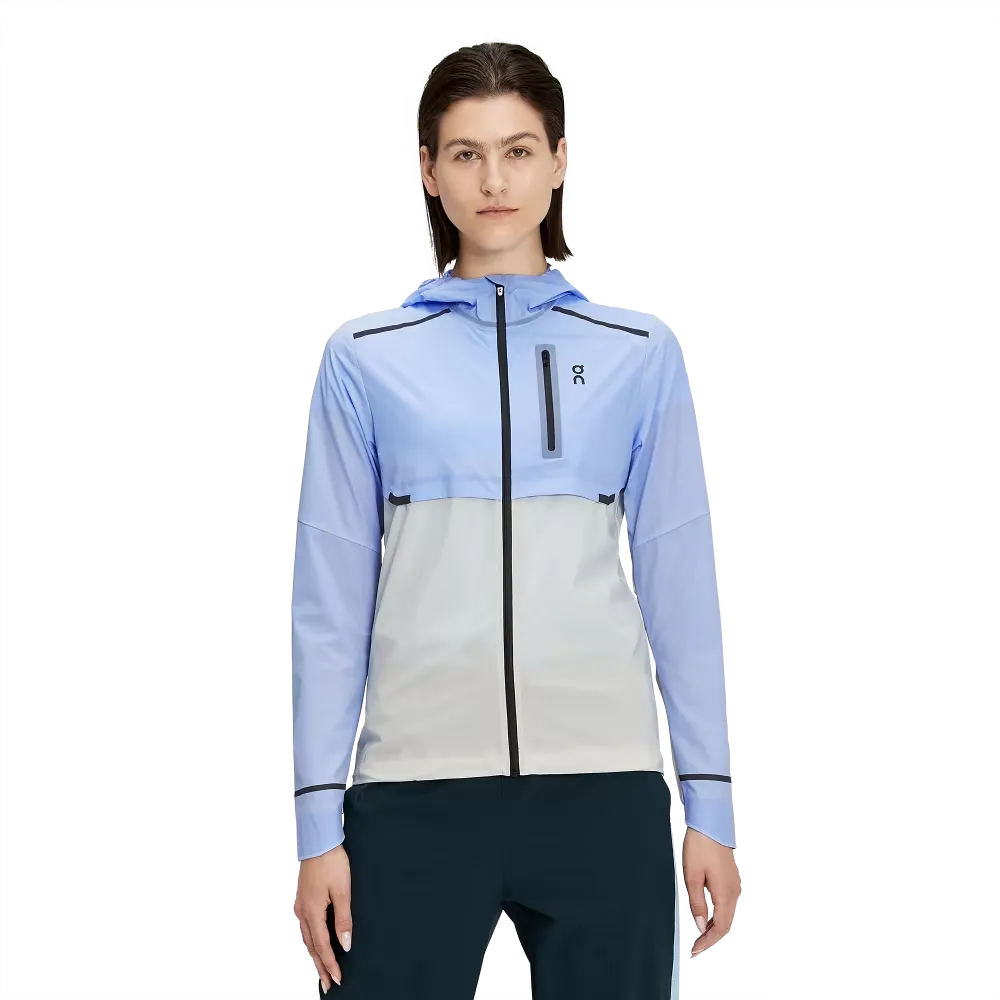 ウォーキング・ランニングウェア ON Weather Jacket Stratosphere M On Women's Weather Jacket STRATOSPHERE / PEARL