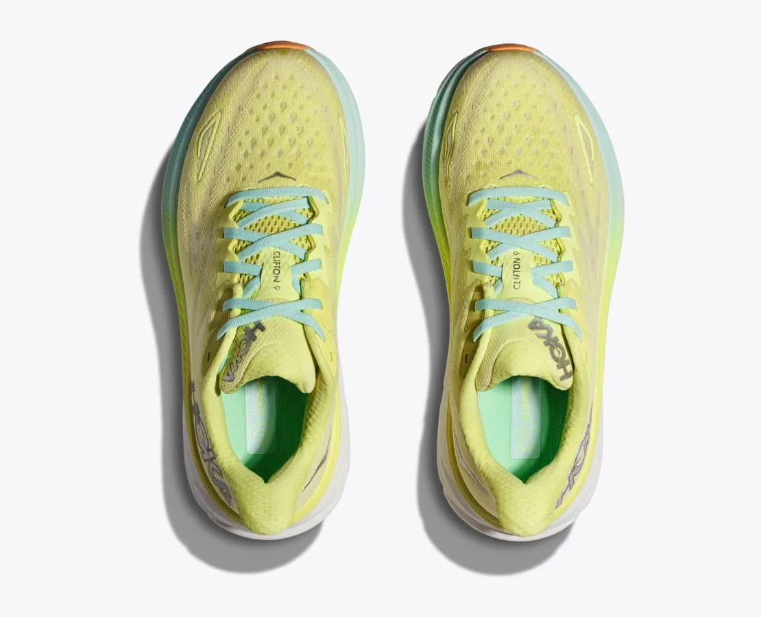 Hoka Women's Clifton 9 CITRUS GLOW/SUNLIT OCEAN