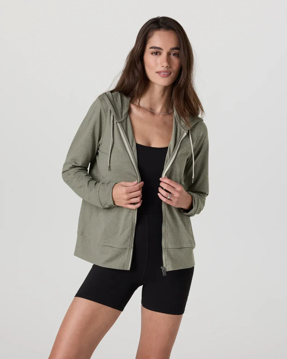 VUORI Women's Halo Performance Hoodie 2.0 LAUREL HEATHER
