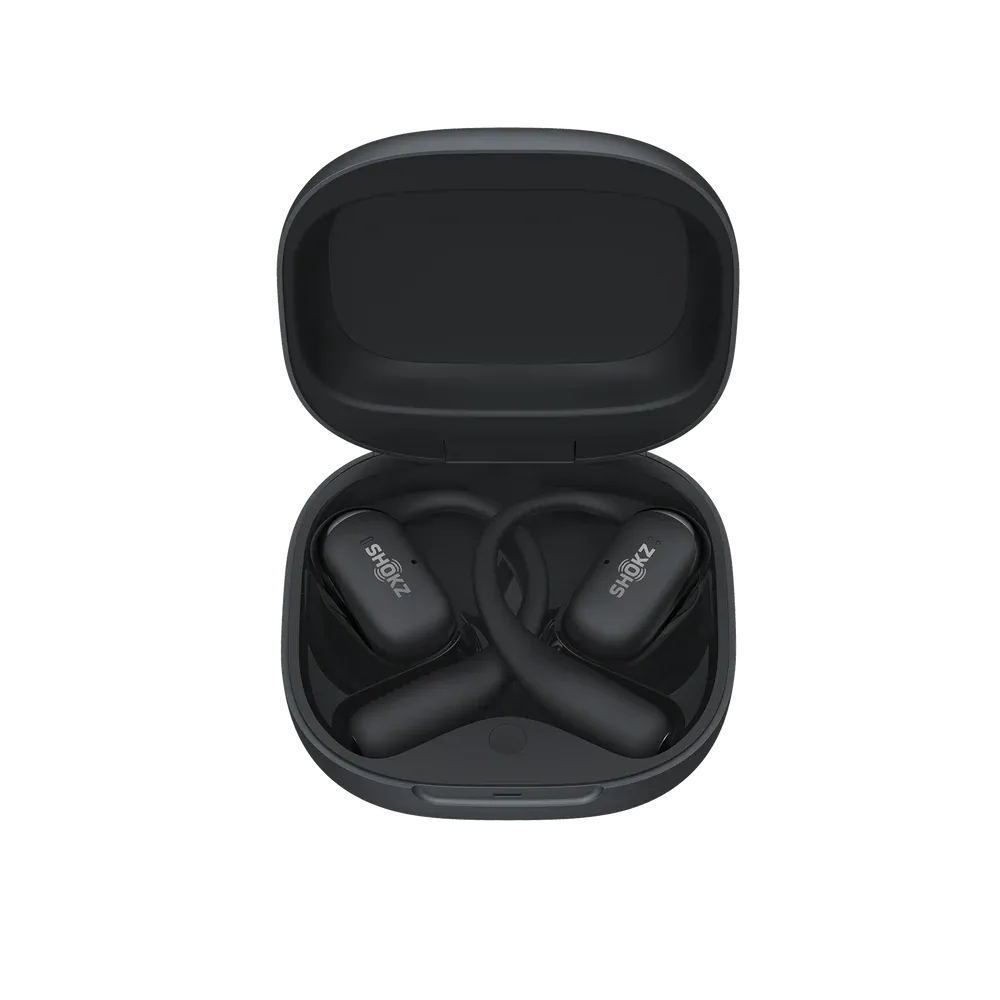 決定版】Shokz ブラック　新品未開封　購入証明書付き 2+ OPENFIT SHOKZ OpenFit Audio 2+をレビュー！ワイヤレス充電やDolby イヤホン