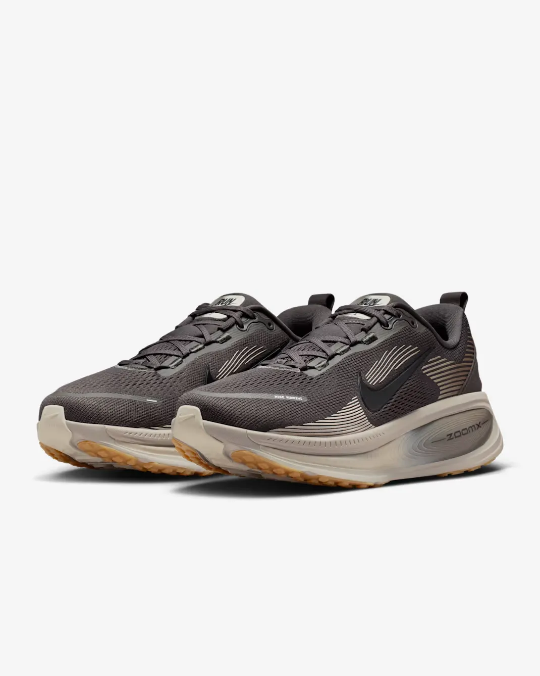 Nike Men's Vomero 18 Medium Ash/ Black-college Grey-pale Ivory