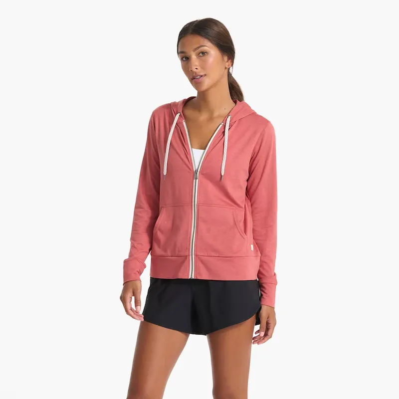 VUORI Women's Halo Performance Hoodie 2.0 LYCHEE HEATHER