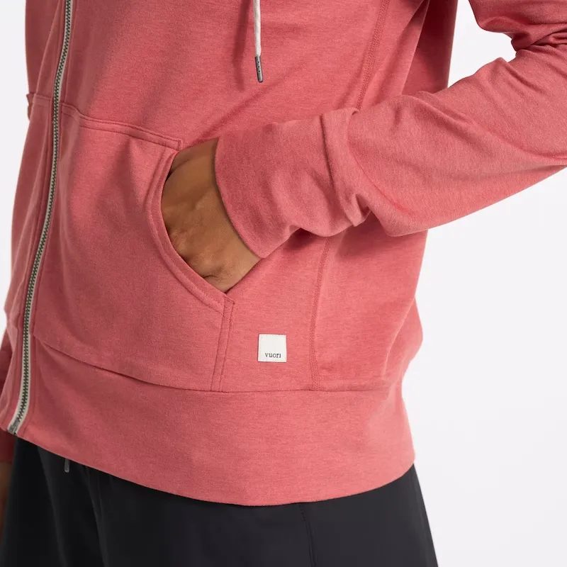 VUORI Women's Halo Performance Hoodie 2.0 LYCHEE HEATHER