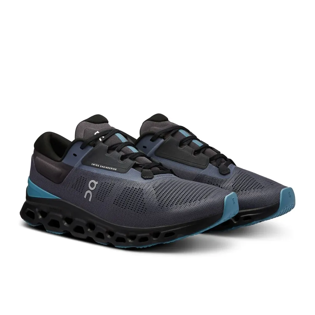 On Men's Cloudstratus 3 METAL/WISTERIA