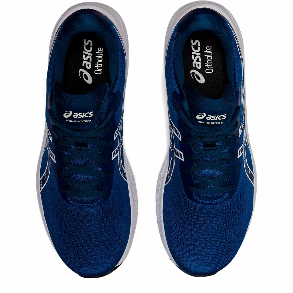 ASICS GEL Excite 9 Men\'s Sneakers running shoes Lake Drive/White Size 10 ASICS Gel Excite 9 Black Whtie for Sale | Authenticity  main image 3