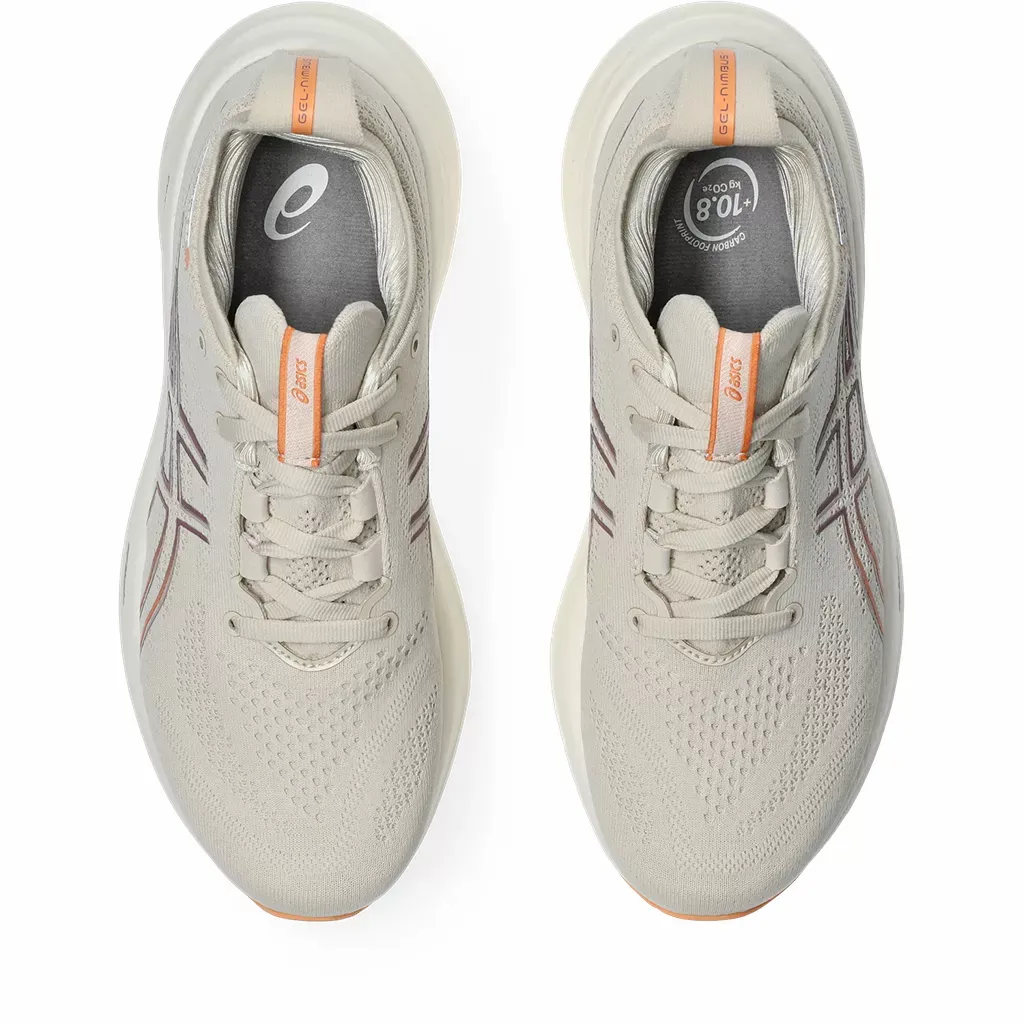 Asics Women's Gel-Nimbus 26 OATMEAL/FADED ORANGE