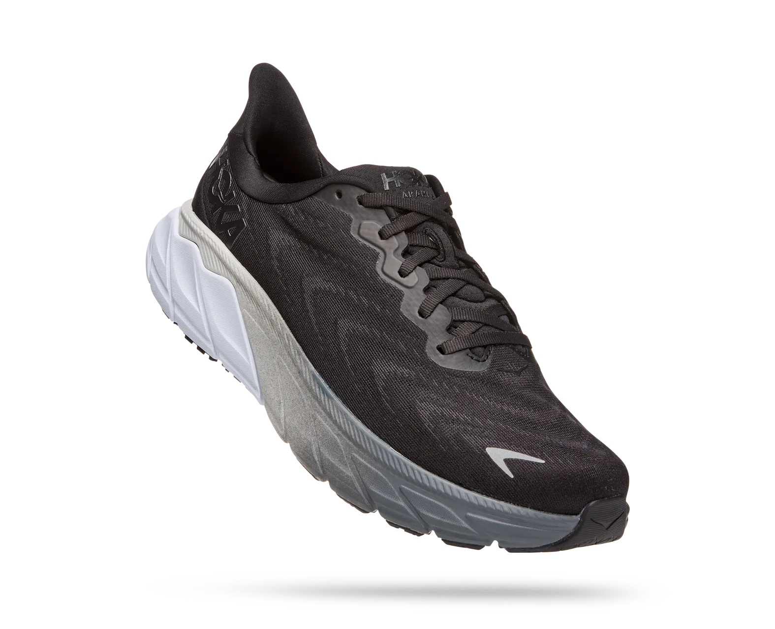 Hoka Men's Arahi 6 Wide (2E) BLACK/WHITE