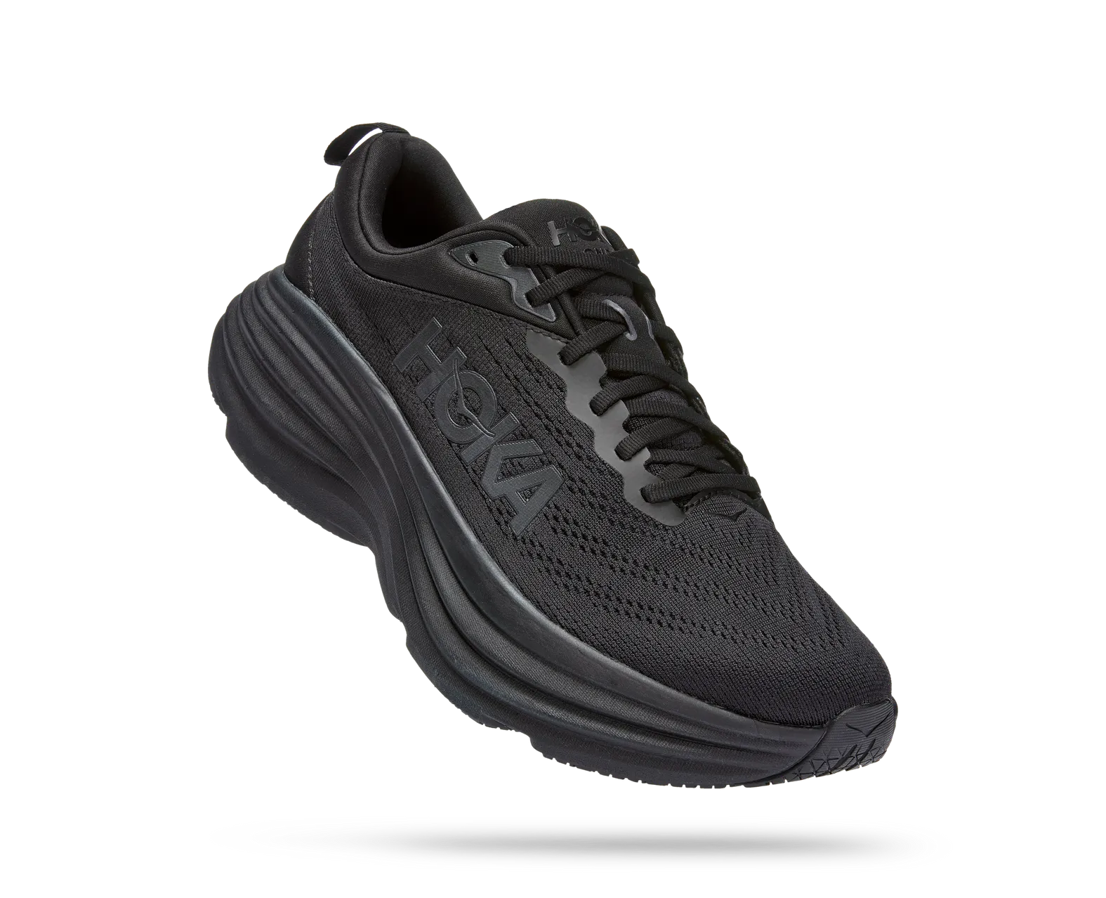 Hoka Men's Bondi 8 Extra Wide (4E) BLACK/BLACK