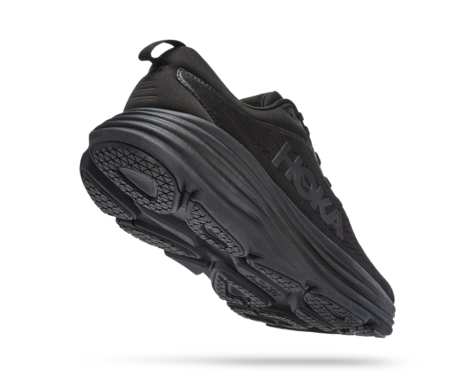 HOKA Bondi 8 ブラック シューズ 25.5 Hoka Men's Bondi 8 Extra Wide (4E) BLACK/BLACK