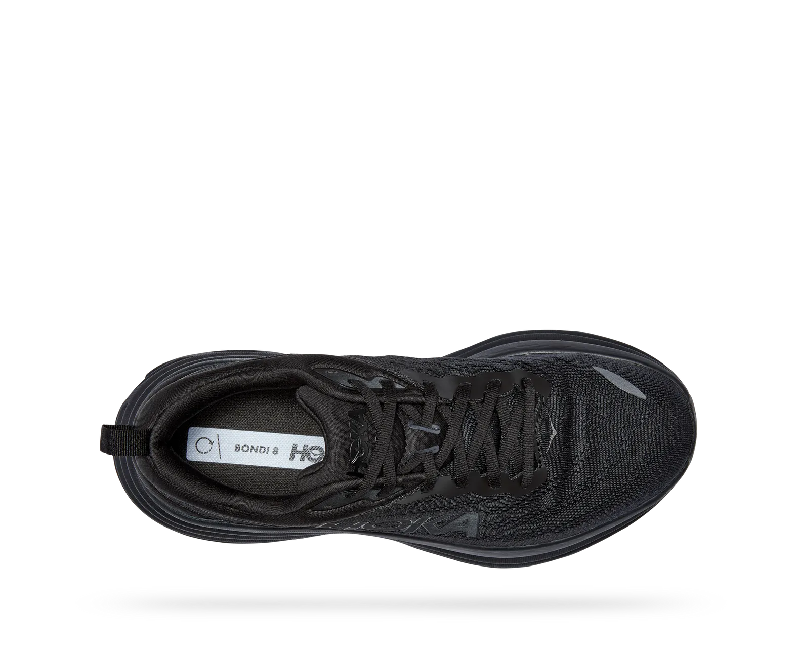 Hoka Men's Bondi 8 Extra Wide (4E) BLACK/BLACK
