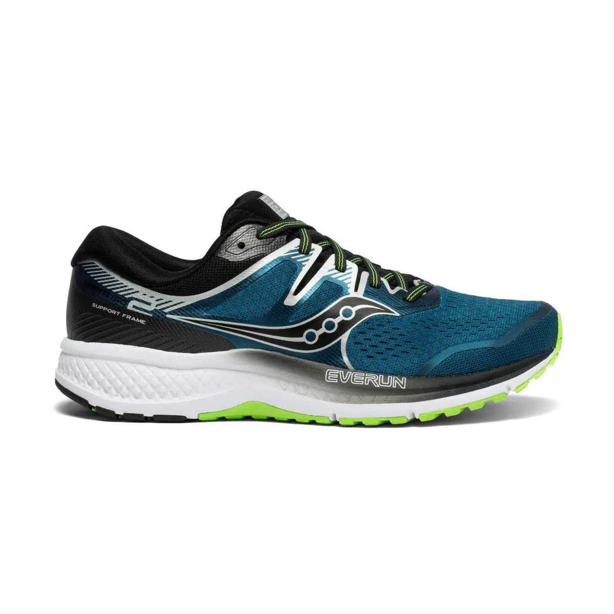 Saucony Men's Omni ISO 2 Wide MARINE/SILVER