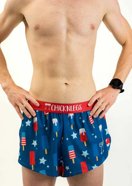 Men's USA Popsicles 2" Split Shorts