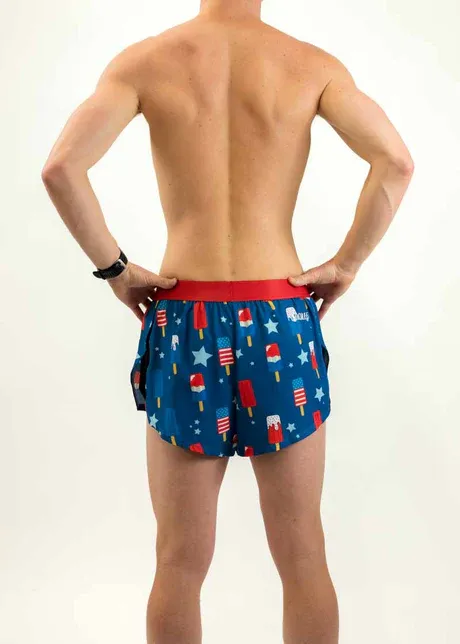 Men's USA Popsicles 2" Split Shorts